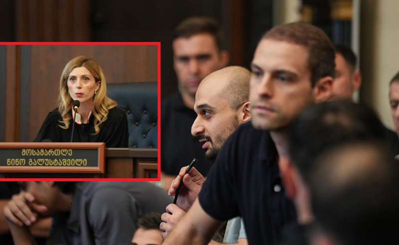 "მე გამიშვით და გიორგი ტერიშვილი შემოუშვით, პროტესტის ნიშნად მე გაგაგდებინებთ თავს" - ონისე ცხადაძე მოსამართლე გალუსტაშვილს