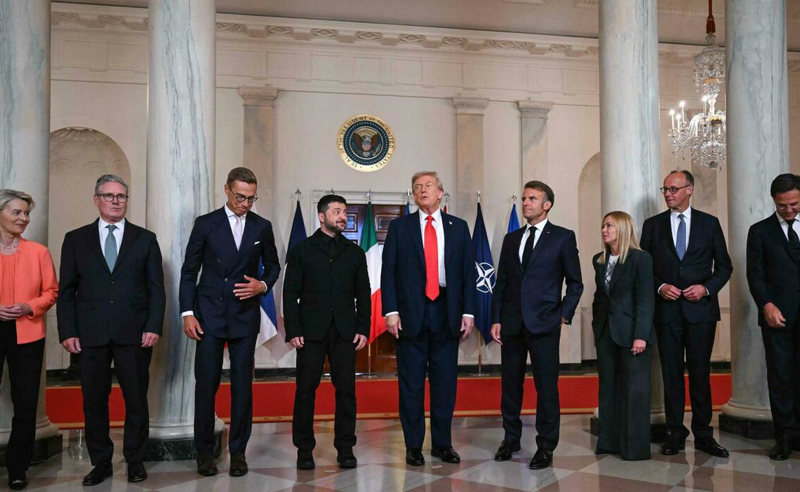 ტრამპისა და ზელენსკის მოლაპარაკებები დასრულდა - პრეზიდენტები ევროპელ ლიდერებს ხვდებიან