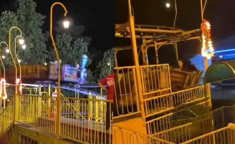 "მოძრავ მდგომარეობაში მყოფი ატრაქციონის ბორბალი აცდა რელსს" - რა მოხდა მთაწმინდის პარკში