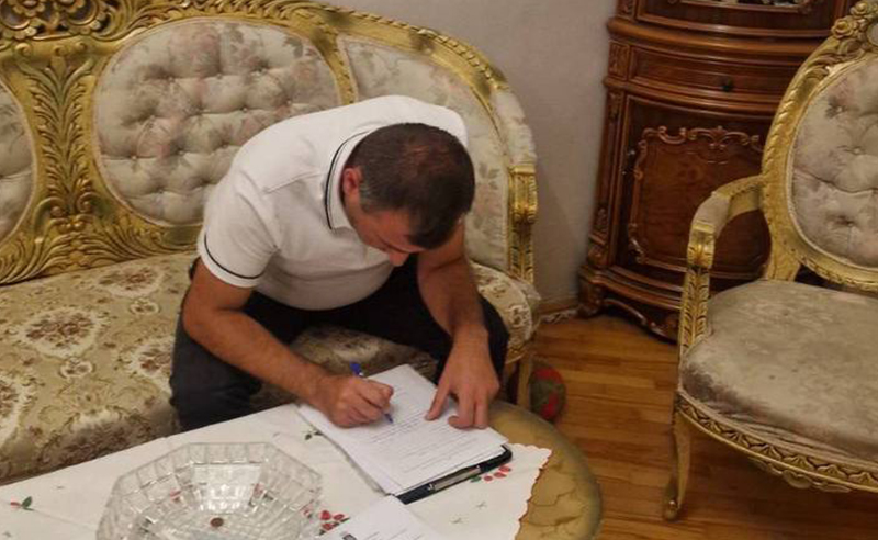 დროა: ნათია ლეთოდიანის სახლში აღსრულების ეროვნული ბიუროს წარმომადგენლები იმყოფებოდნენ