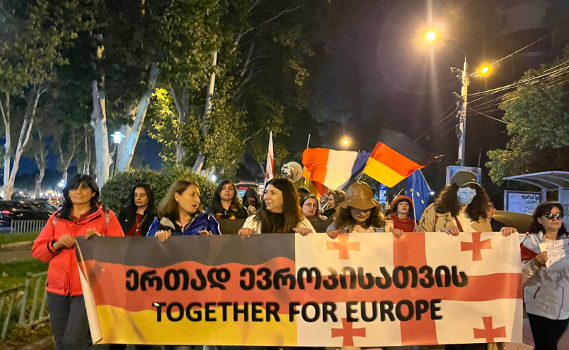 "მადლობა!" - დედაქალაქში გერმანიის მხარდამჭერი მარში იმართება 