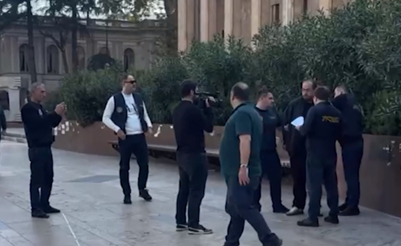 რუსთაველის გამზირზე საბა კორძაია დააკავეს