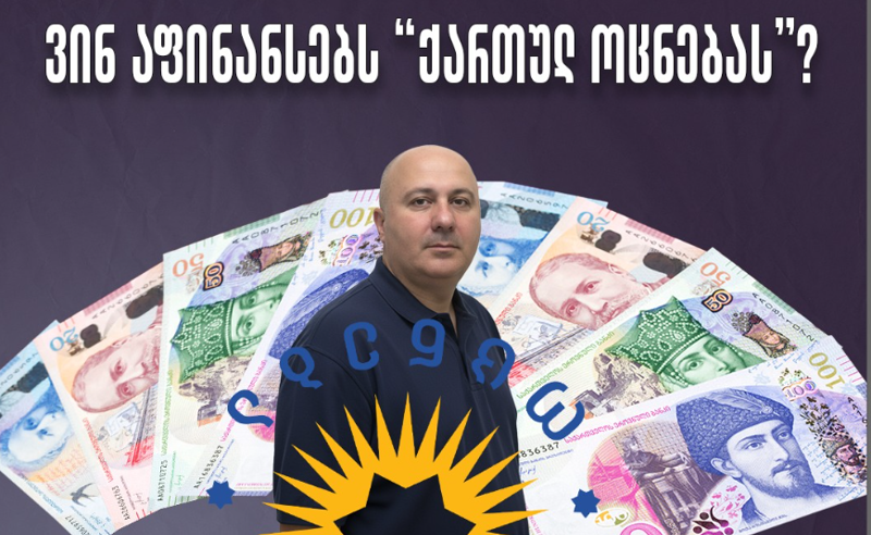 ვინ აფინანსებს “ქართულ ოცნებას“?