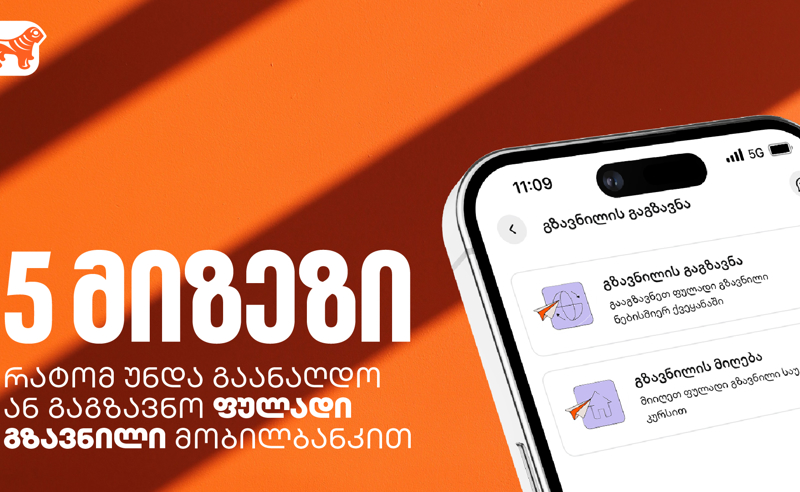 5 ხრიკი ფულად გზავნილებზე: როგორ დაზოგოთ, დაიბრუნოთ და მოიგოთ თანხა საქართველოს ბანკის  მობილბანკში