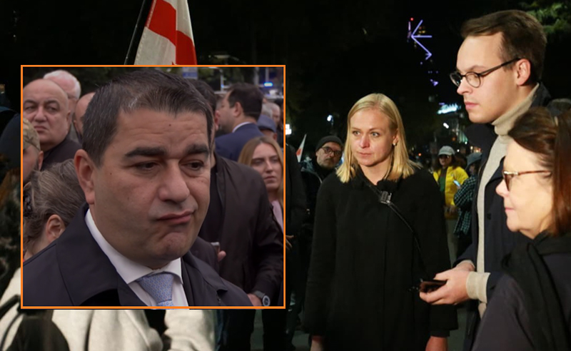 "ოცნების" დაპირისპირება ეუთოს მოქმედ თავმჯდომარესთან - ელინა ვალტონენს აქციაზე მისვლის გამო პაპუაშვილიც აკრიტიკებს