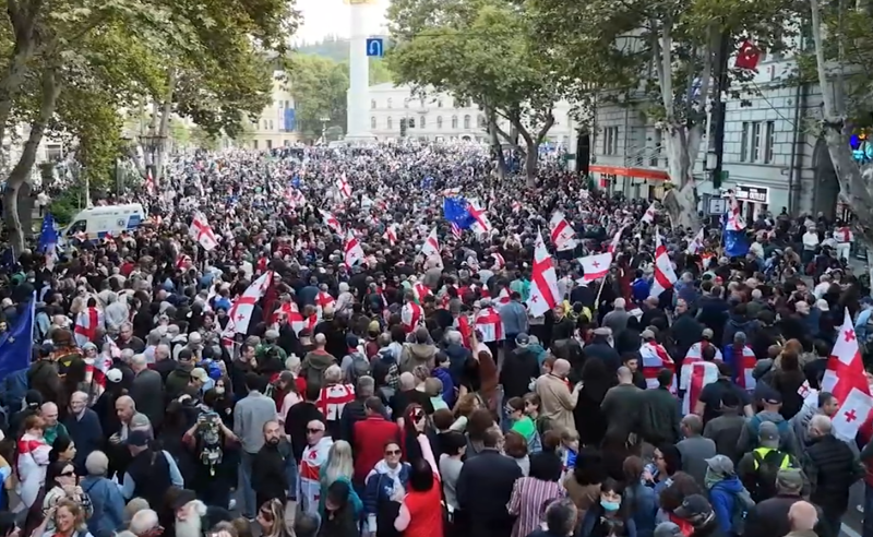 გავაგრძელებთ ბრძოლას, ვიდრე შედეგამდე არ მივალთ - რუსთაველის გამზირი საღამოს ისევ პროტესტის ეპიცენტრად გადაიქცევა