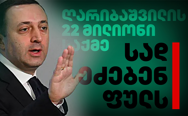 ღარიბაშვილის 22 მილიონიანი საქმე - სად ეძებენ ფულს?
