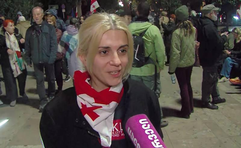 პროტესტის მთავარ ბასტიონზე დავბრუნდი - ანა ბდეიანი 