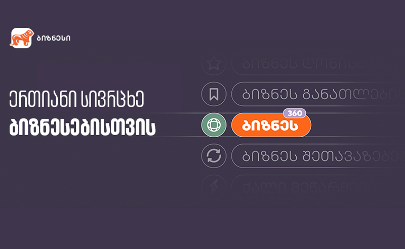 აღმოაჩინეთ ბიზნეს 360° — საქართველოს ბანკი ბიზნესებისთვის შესაძლებლობებს ქმნის