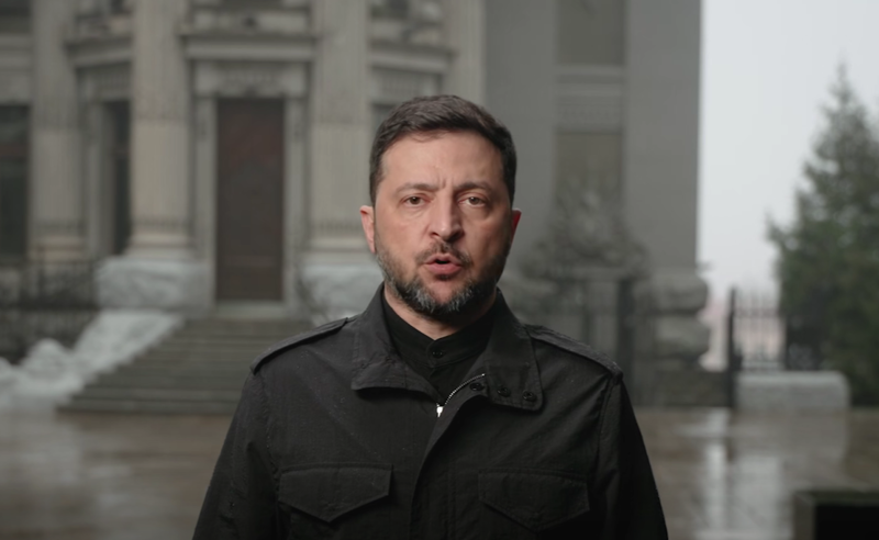 ზელენკი უკრაინელ ხალხს: ახლა უკრაინა შესაძლოა ძალიან რთული არჩევანის წინაშე აღმოჩნდეს