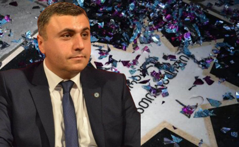 დავით მათიკაშვილის მამას ვარსკვლავი გაუხსნეს