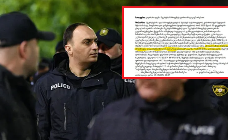 "გოგა მემანიშვილმა საჯაროდ დაგვიმტკიცოს, რომ წერა-კითხვა იცის" - შსს-ში ახალი დოკუმენტი შევიდა 