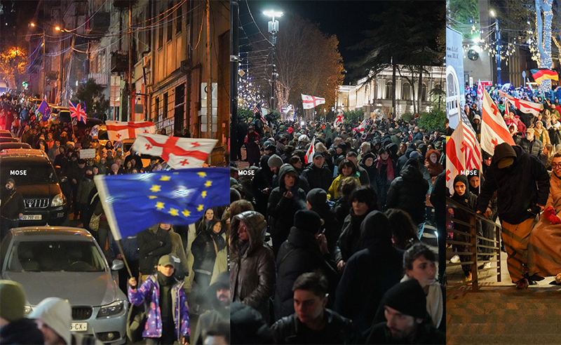 შსს აქციის მონაწილეებს პირობებს უყენებს - უწყება 21-31 დეკემბერს რუსთაველზე მსვლელობის მოწყობას ზღუდავს