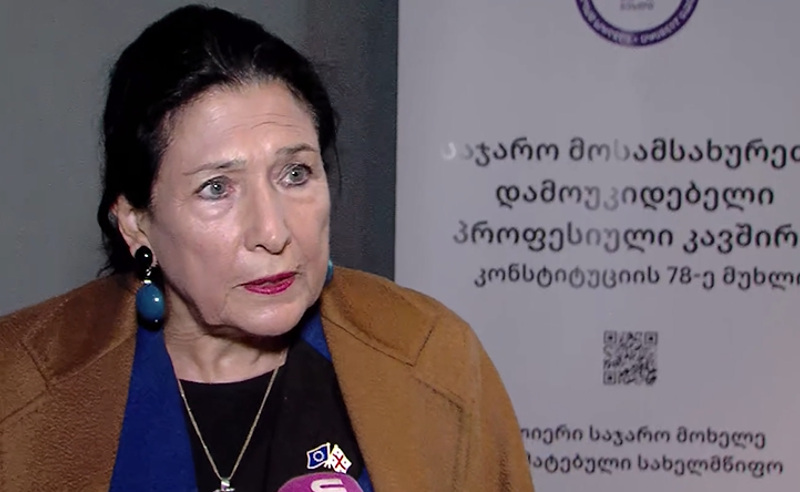 სალომე ზურაბიშვილი "ოცნებას" ქიმიური ნივთიერებით მოწამვლის საქმის გადაფარვაში ადანაშაულებს