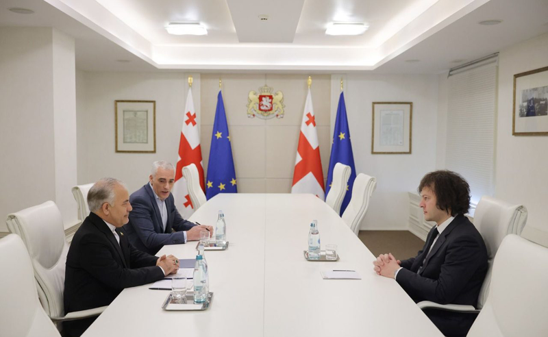 კობახიძე საქართველოში ირანის ელჩს დაემშვიდობა