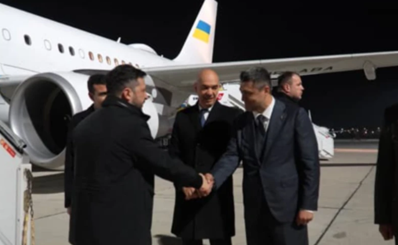ვოლოდიმირ ზელენსკი კვიპროსში ჩავიდა - ვის შეხვდება უკრაინის პრეზიდენტი