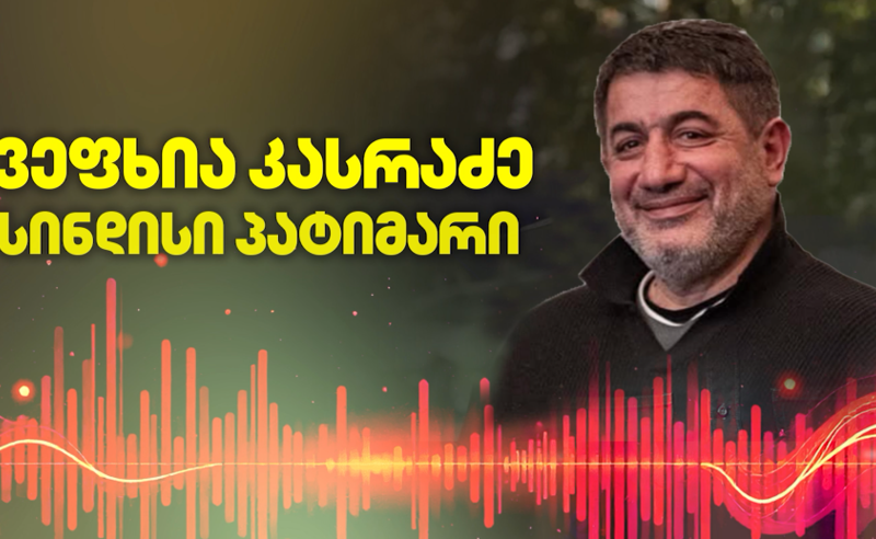 დაბადების დღეს ვულოცავ რეზო კიკნაძეს და ირაკლი ქერაშვილს და ძალიან მაგარ საქართველოში ცხოვრებას ვუსურვებ - ვეფხია კასრაძე