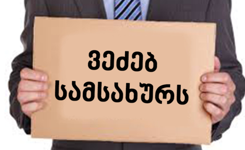 "ქართული ოცნება" აღიარებს, რომ ქვეყანაში უმუშევრობის პრობლემაა