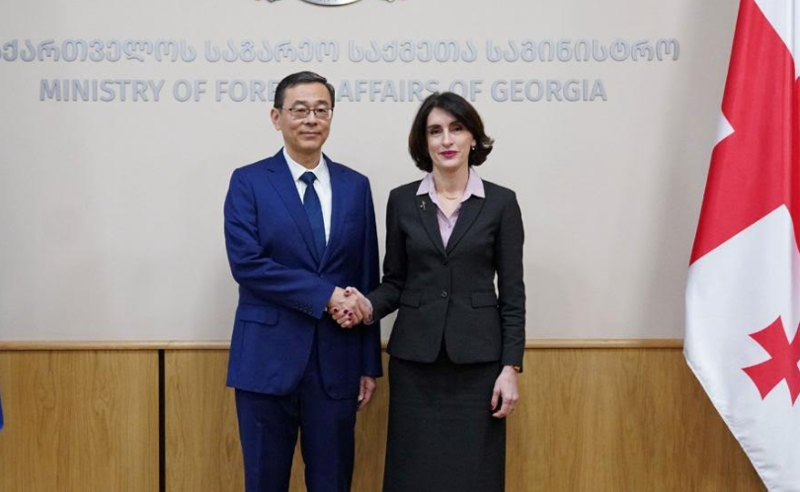 მაკა ბოჭორიშვილი ჩინეთის ელჩს საქართველოში, ჭოუ ციენს შეხვდა