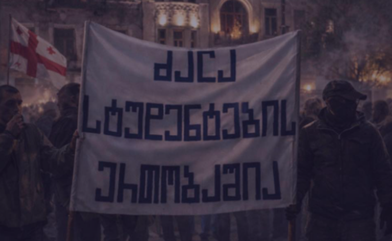 "წინააღმდეგობა რეჟიმს!" - ილიაუნის "ა" კორპუსთან დღეს, 12 თებერვალს, 19:00 საათზე აქცია ჩაინიშნა