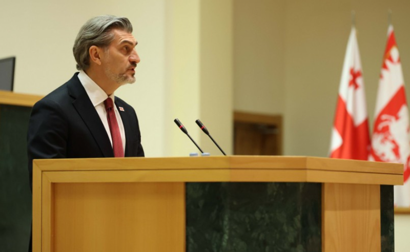 ანტიდასავლური გზავნილები და არცერთი სიტყვა რუსეთზე - ყაველაშვილის პირველი მოხსენება პარლამენტში 