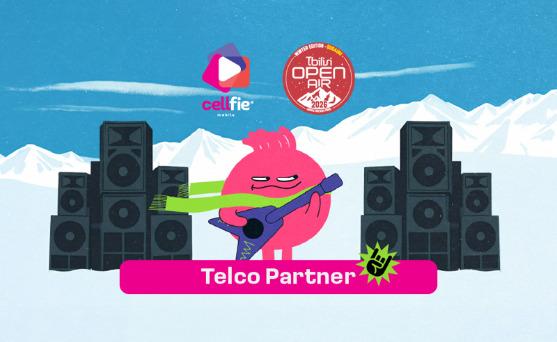 სელფი Tbilisi Open Air 2026: Winter Edition-ის ტელკო პარტნიორია