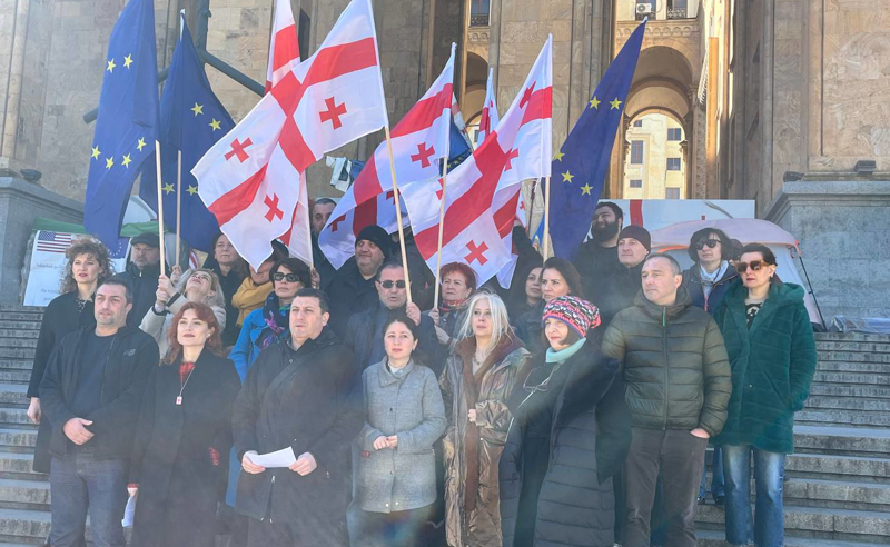 "ძალა ერთობაშია" - საპროტესტო მარში ერთიანობისთვის