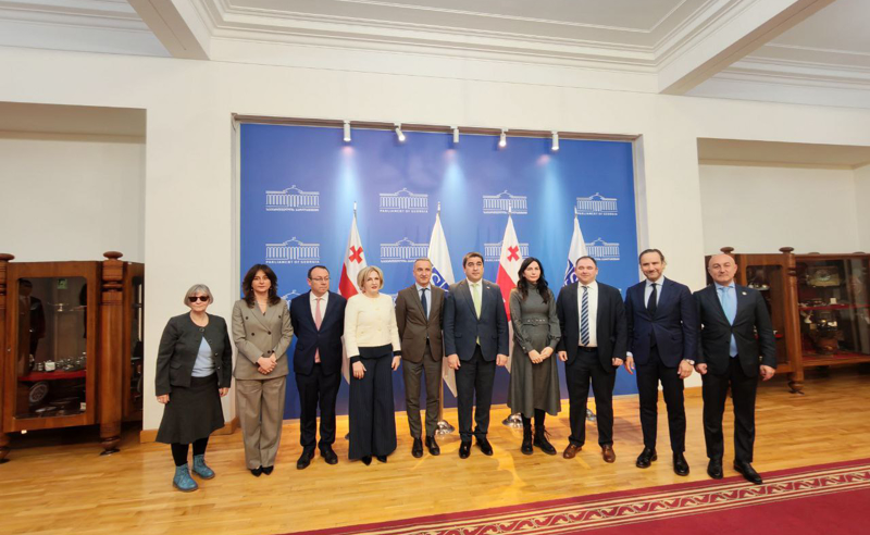 ეუთოს საპარლამენტო დელეგაცია "ოცნების" დეპუტატებს შეხვდა - რაზე ისაუბრეს