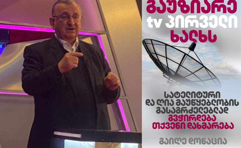 ეს მშიშარა ბიზნესის ბრალია, რომელსაც რეკლამის მიტანაც ვერ გაუბედავს კრიტიკულ ტელევიზიებში - გოცირიძე "ტვ პირველის" სატელიტიდან გათიშვაზე 