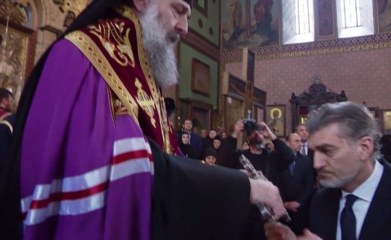 მეუფე შიო, ხელისუფლებამ პასუხი უნდა აგოს - შეძახილები სიონში, ქადაგების შემდეგ (ვიდეო) 