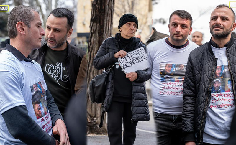 მაღაროელების თქმით, პროკურატურის წინ აქციის გამართვის უფლება არ მისცეს 