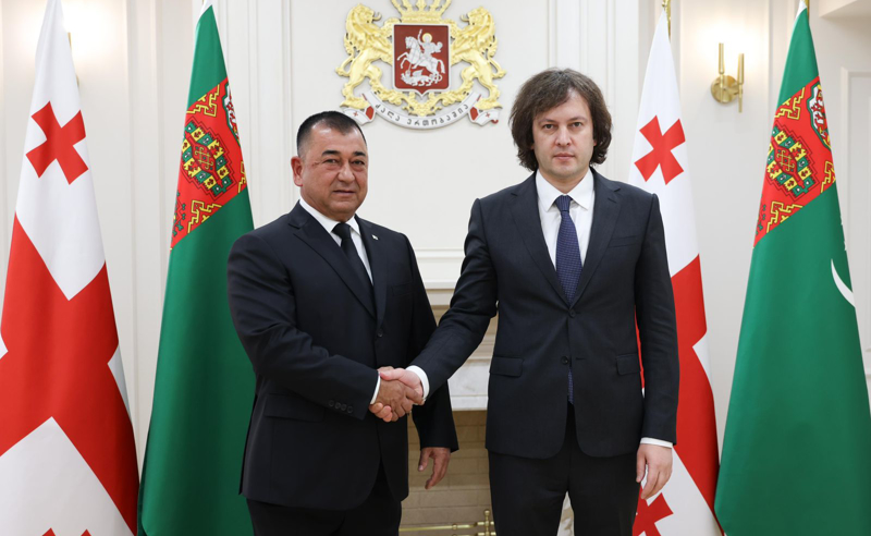 კობახიძე თურქმენეთის მინისტრთა კაბინეტის თავმჯდომარის მოადგილეს შეხვდა