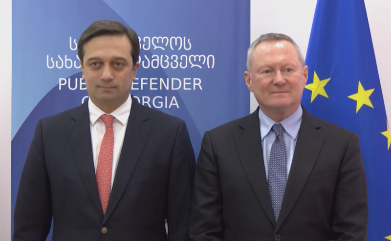 ევროპის საბჭოს ადამიანის უფლებათა კომისარი საქართველოს სახალხო დამცველს შეხვდა - რაზე ისაუბრეს მხარეებმა