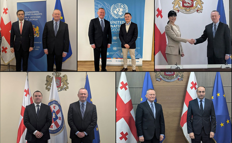 ევროპის საბჭოს ადამიანის უფლებათა კომისარმა საქართველოში შეხვედრები გამართა