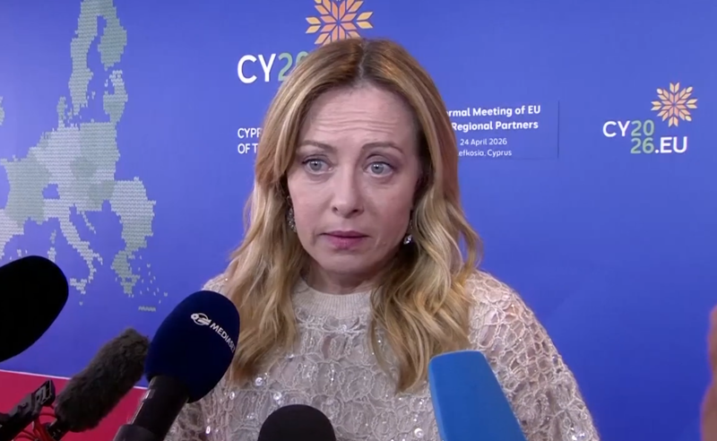 ჩვენი მხარდაჭერა კიევის მიმართ არის ურყევი და ეს არ ეხება მხოლოდ სამხედრო დახმარებას - ჯორჯია მელონი