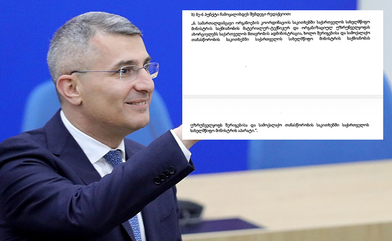 გენერალ-კოორდინატორს ისეთ სამინისტროს უკეთებენ, რომელსაც საკუთარი აპარატიც კი არ ექნება - ბერდია სიჭინავა