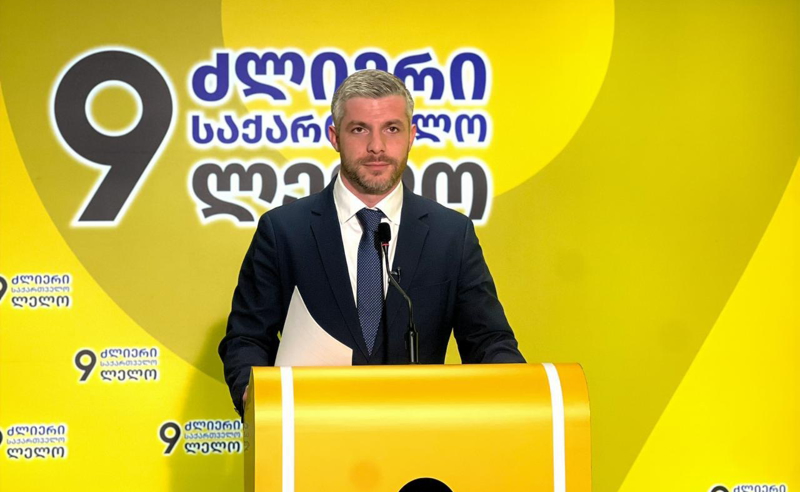 "ივანიშვილის მიზანია ანაკლია არ აშენდეს" - ბრიფინგი "ლელო - ძლიერ საქართველოში"