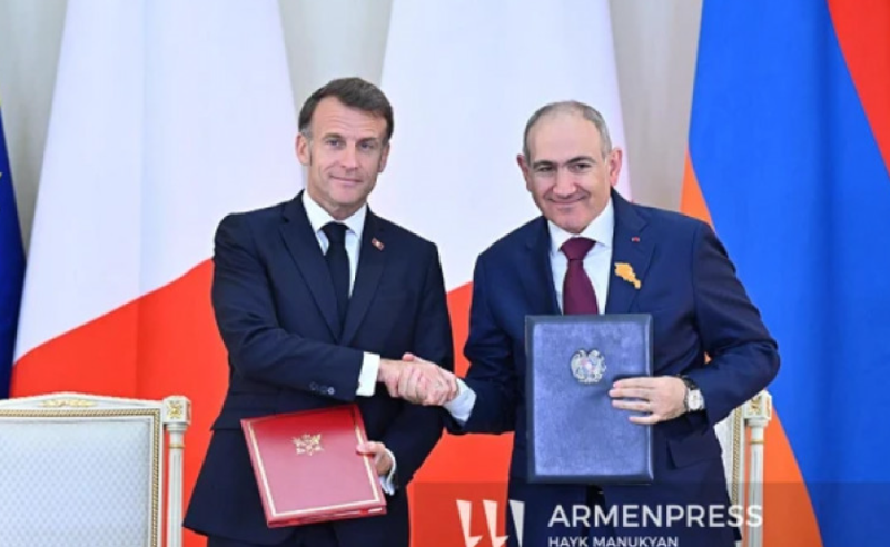 საფრანგეთმა და სომხეთმა სტრატეგიული პარტნიორობის დეკლარაციას მოაწერეს ხელი