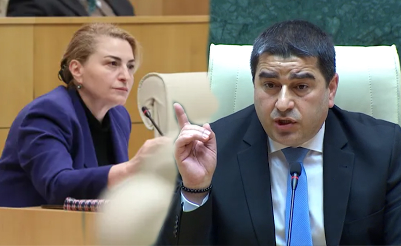 "პუჩისტები", "გაქცეულები" და "სააკაშვილის მადიდებლები" - დაპირისპირება პარლამენტში 
