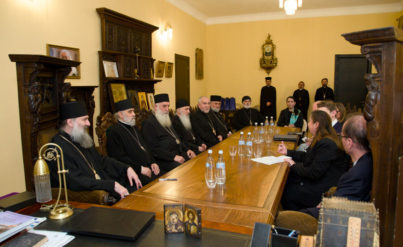 პატრიარქი შიო III ამერიკის შეერთებული შტატების სახელმწიფო დეპარტამენტის წარმომადგენლებს შეხვდა