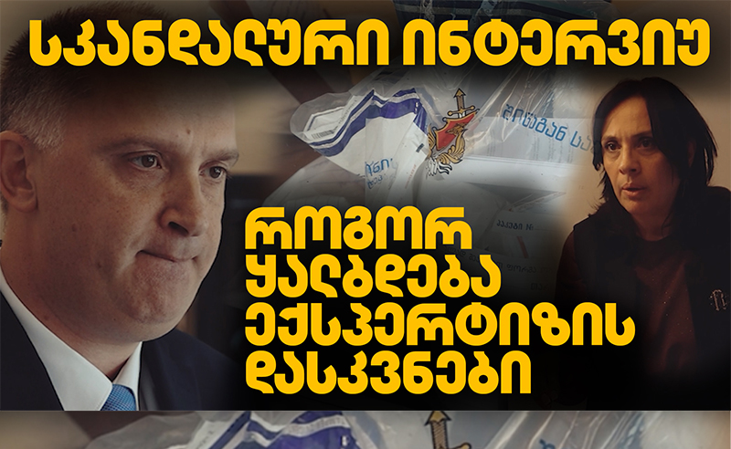 როგორ "გაყალბდა" ექსპერტიზის დასკვნები -  სკანდალური ინტერვიუ