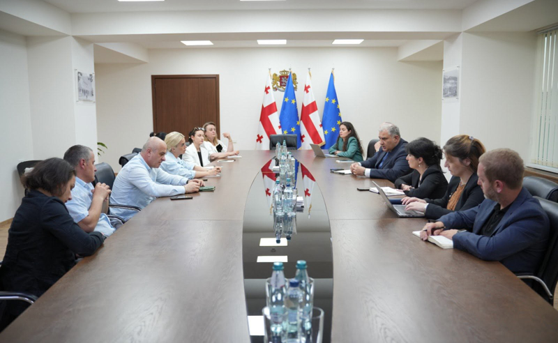მიხეილ სარჯველაძე დიუშენით დაავადებული ბავშვების მშობლებს შეხვდა 