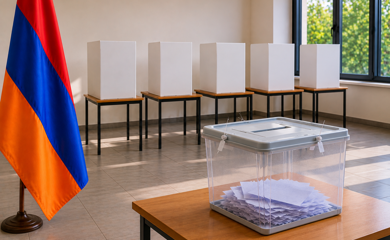 სომხეთში საარჩევნო უბნები დაიხურა — ხმების დათვლა დაიწყო