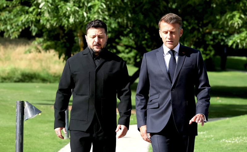 ზელენსკი "დიდი შვიდეულის" სამიტზე ევიანში ჩავიდა