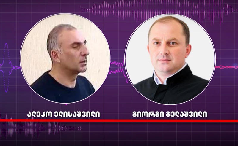 მოსამართლე გელაშვილმა ალეკო ელისაშვილი სხდომათა დარბაზიდან გააძევა 