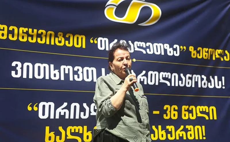 გორში ტელე-რადიო კომპანია "თრიალეთის" მხარდამჭერი აქცია გაიმართა