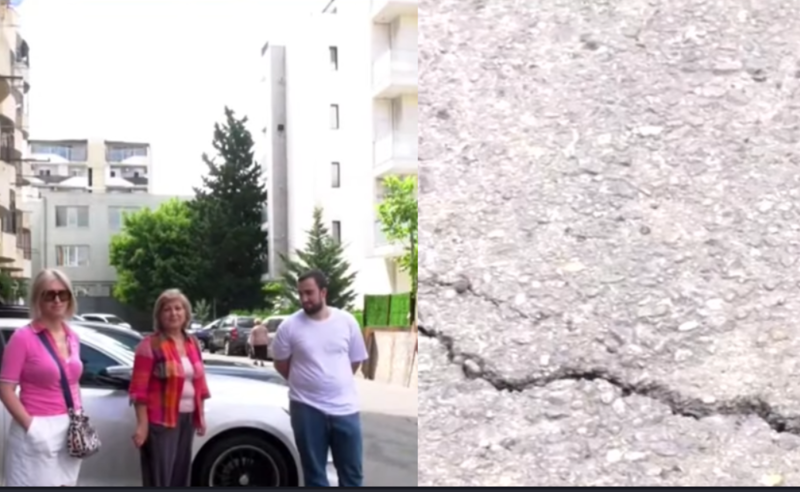 მიწაზე ნაპრალები გაჩნდა, გაღვიძების რატომ უნდა გვეშინოდეს? -  ლუბლიანას ქუჩის მოსახლეობა მშენებლობის შეჩერებას ითხოვს