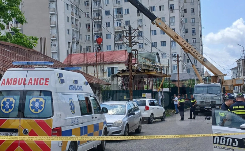 ქუთაისში, იოსელიანის ქუჩაზე ხარაჩო ჩამოიშალა და რამდენიმე მუშა მოიყოლა