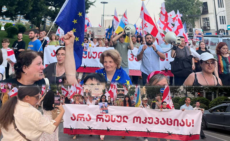 თბილისში "შაბათის მარში" შეცვლილი მარშრუტით ტარდება