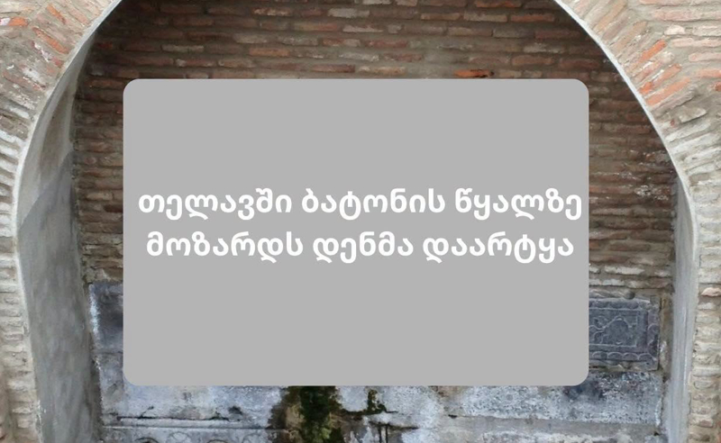 თელავში მოზარდს დენმა დაარტყა